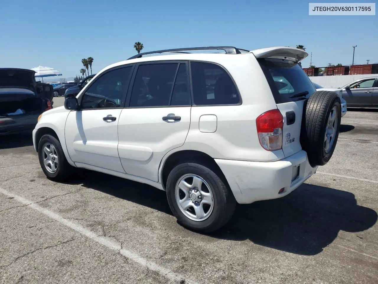 2003 Toyota Rav4 VIN: JTEGH20V630117595 Lot: 55851465