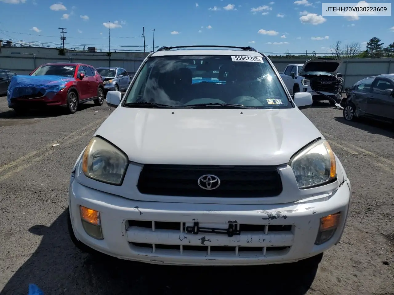 2003 Toyota Rav4 VIN: JTEHH20V030223609 Lot: 55942205