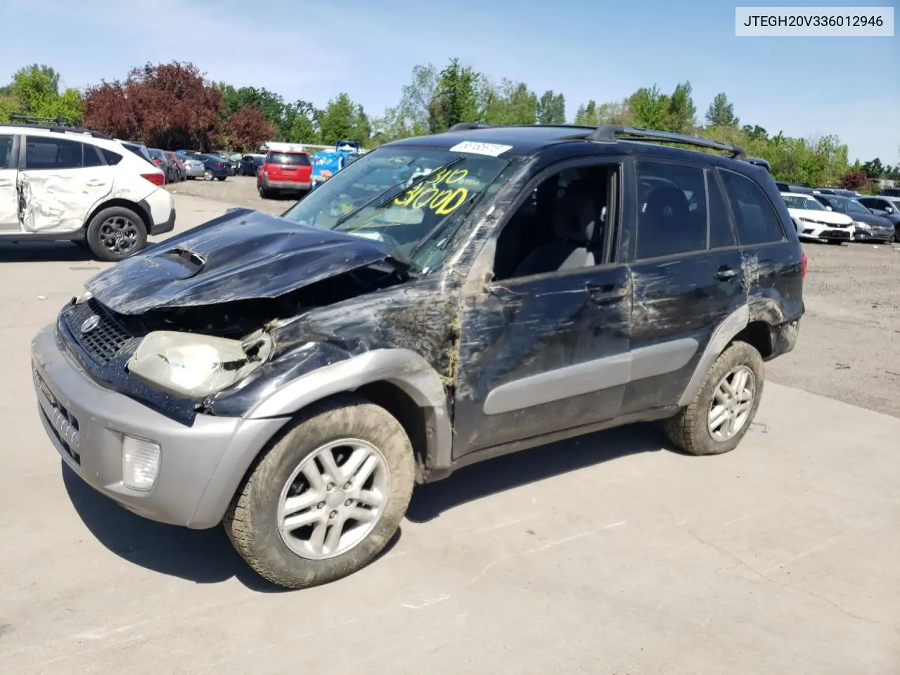 2003 Toyota Rav4 VIN: JTEGH20V336012946 Lot: 56185915
