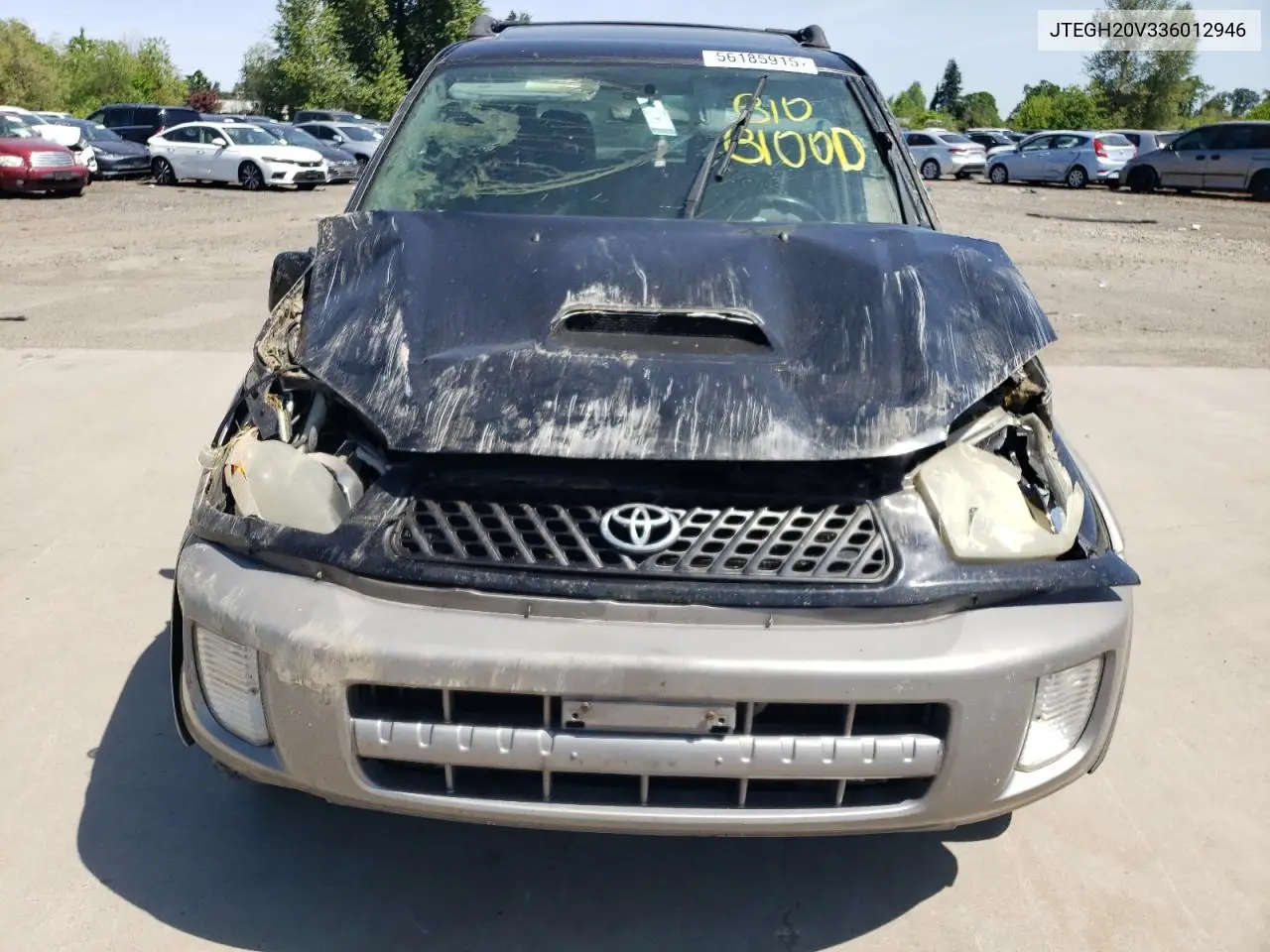 2003 Toyota Rav4 VIN: JTEGH20V336012946 Lot: 56185915