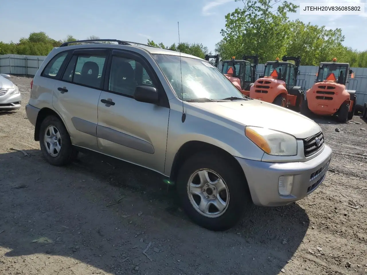 2003 Toyota Rav4 VIN: JTEHH20V836085802 Lot: 56282275