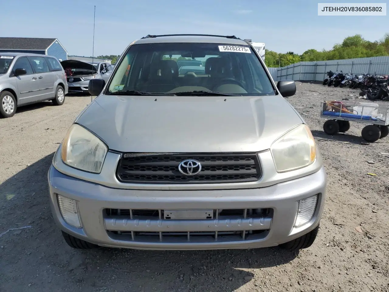 2003 Toyota Rav4 VIN: JTEHH20V836085802 Lot: 56282275