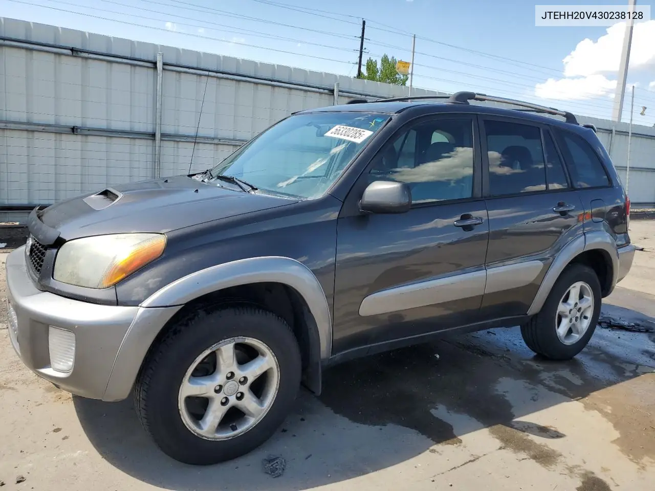 2003 Toyota Rav4 VIN: JTEHH20V430238128 Lot: 56330285
