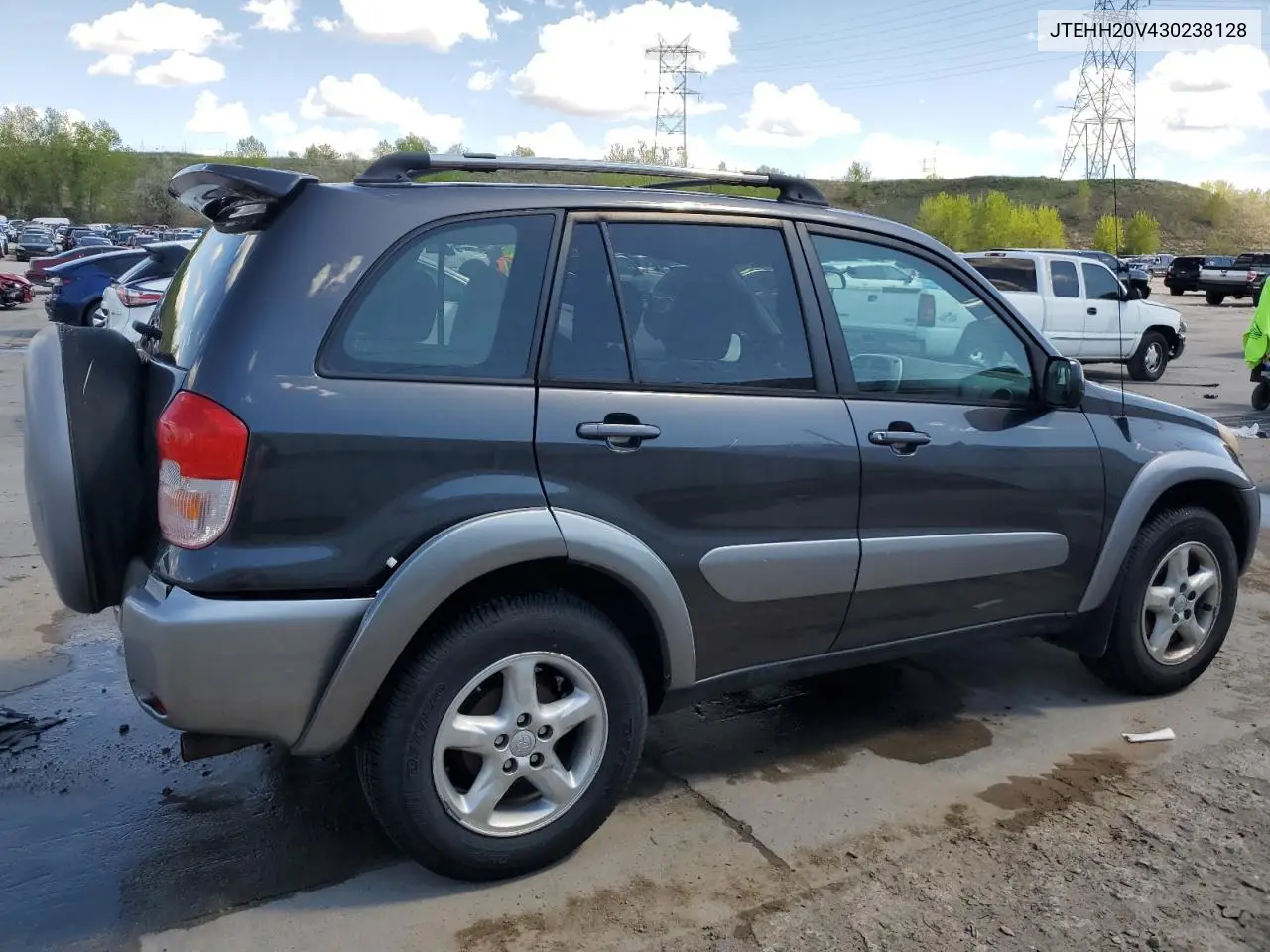 2003 Toyota Rav4 VIN: JTEHH20V430238128 Lot: 56330285