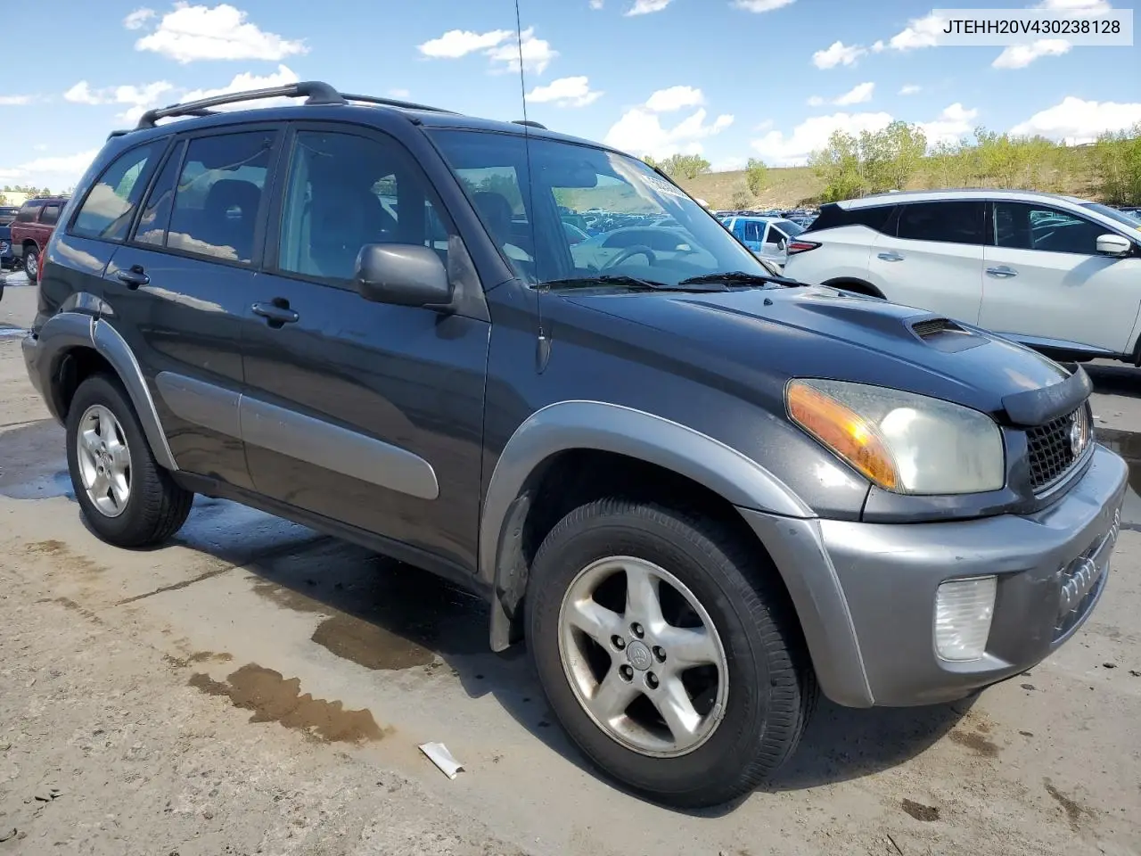 2003 Toyota Rav4 VIN: JTEHH20V430238128 Lot: 56330285