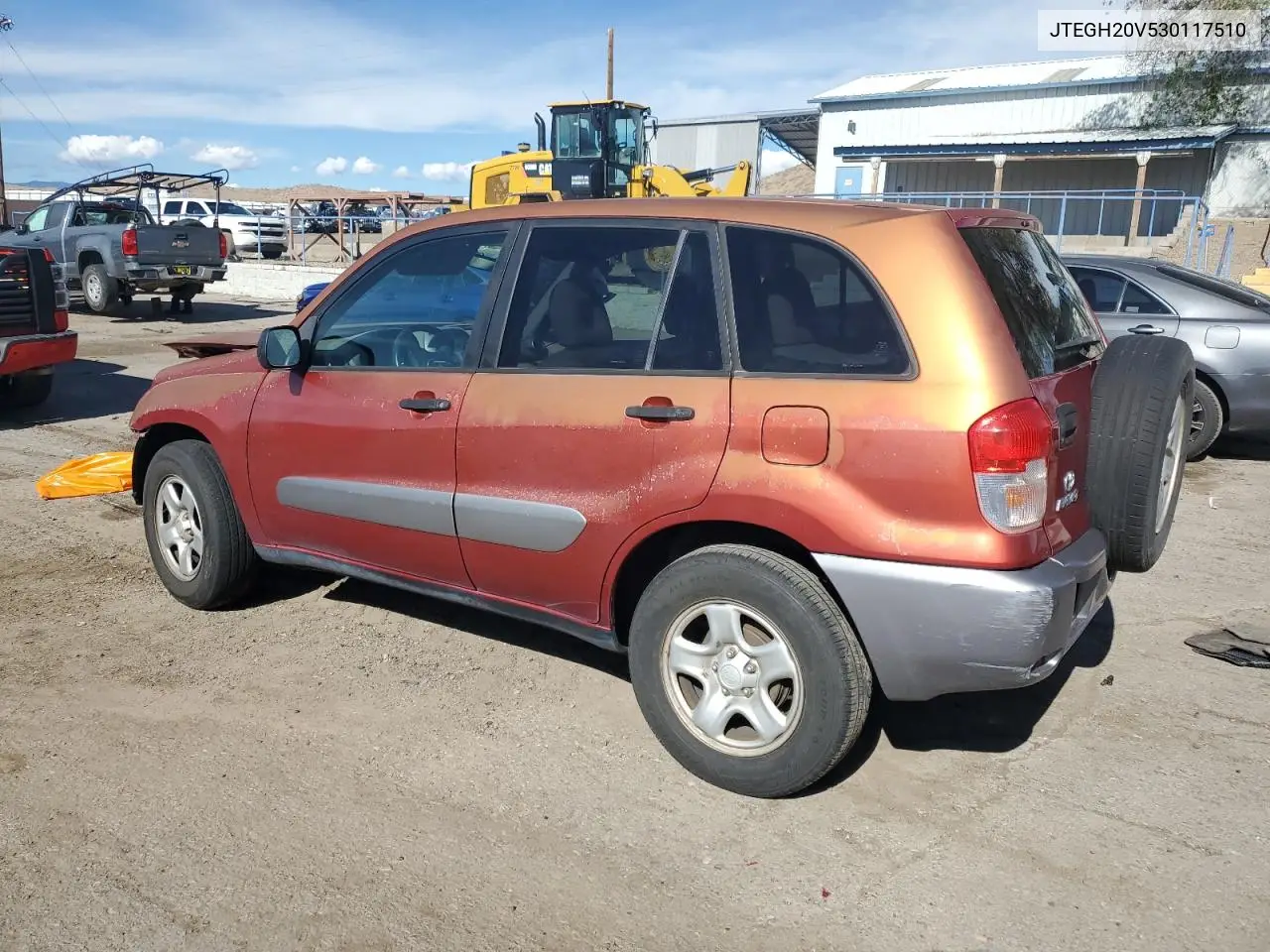 2003 Toyota Rav4 VIN: JTEGH20V530117510 Lot: 56415885