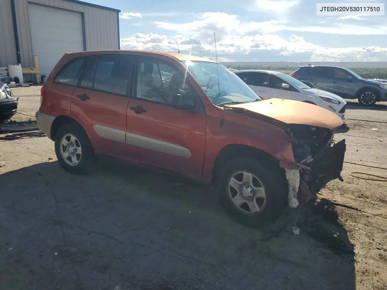 2003 Toyota Rav4 VIN: JTEGH20V530117510 Lot: 56415885