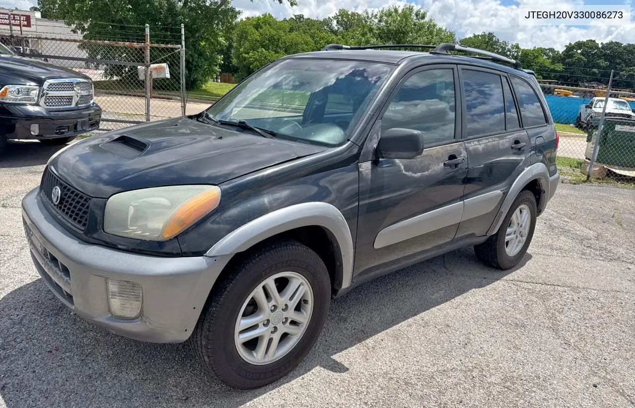 2003 Toyota Rav4 VIN: JTEGH20V330086273 Lot: 56699235