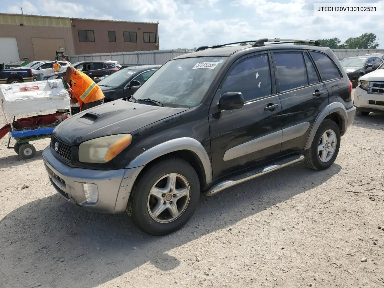 2003 Toyota Rav4 VIN: JTEGH20V130102521 Lot: 57218055