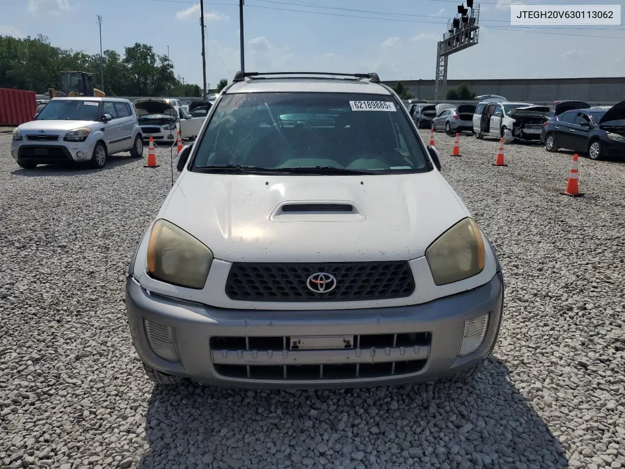 2003 Toyota Rav4 VIN: JTEGH20V630113062 Lot: 62189885