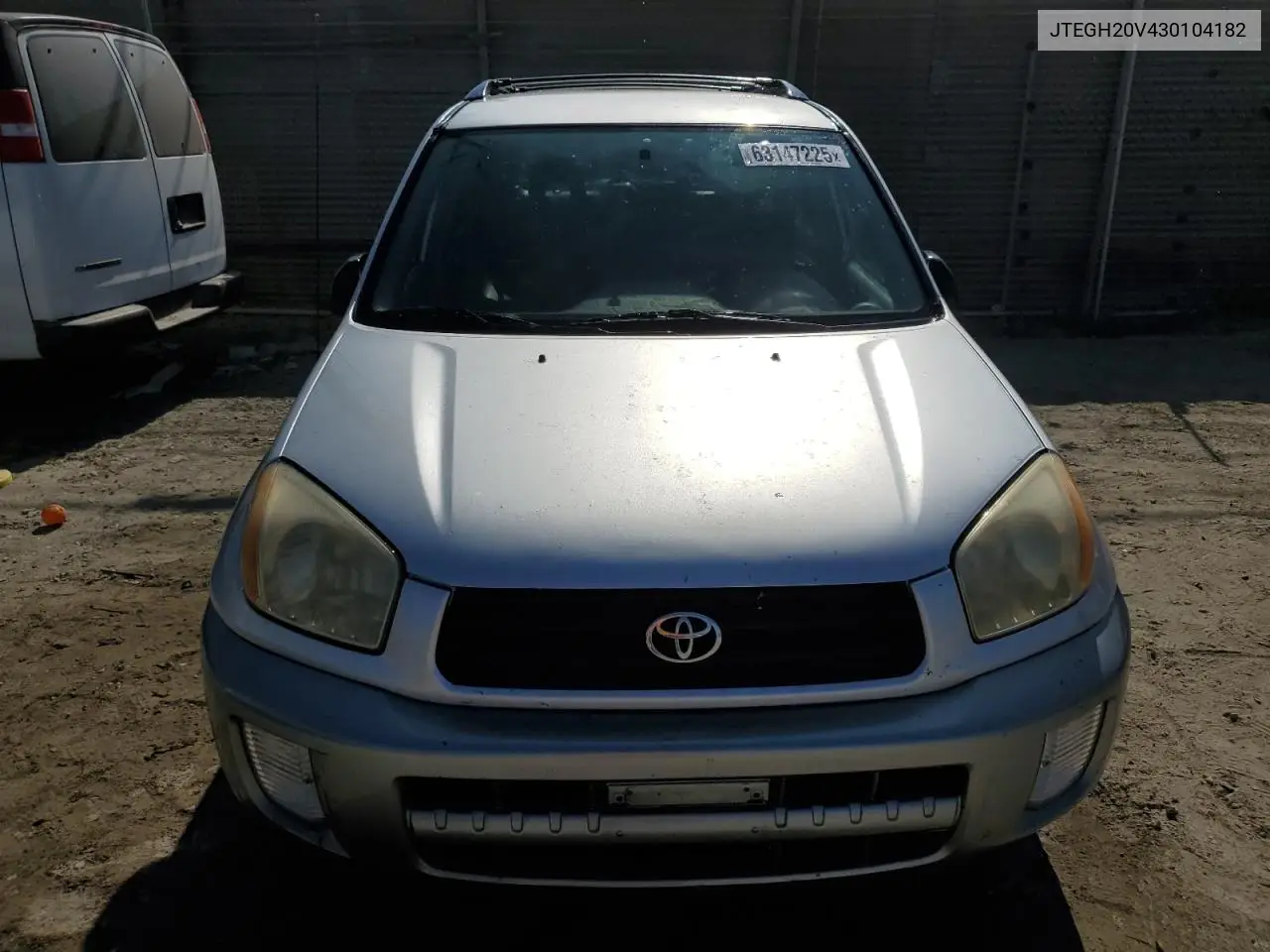 2003 Toyota Rav4 VIN: JTEGH20V430104182 Lot: 63147225