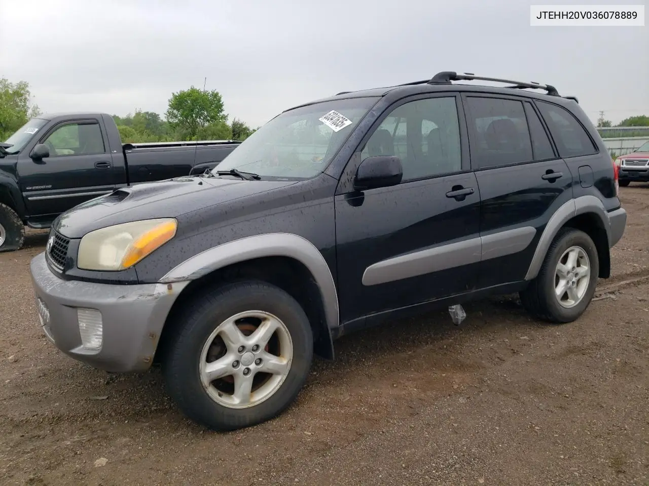 2003 Toyota Rav4 VIN: JTEHH20V036078889 Lot: 63341635