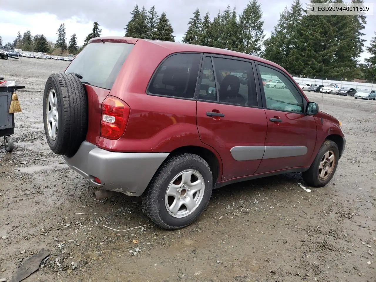 2004 Toyota Rav4 VIN: JTEGD20V440011529 Lot: 47056235