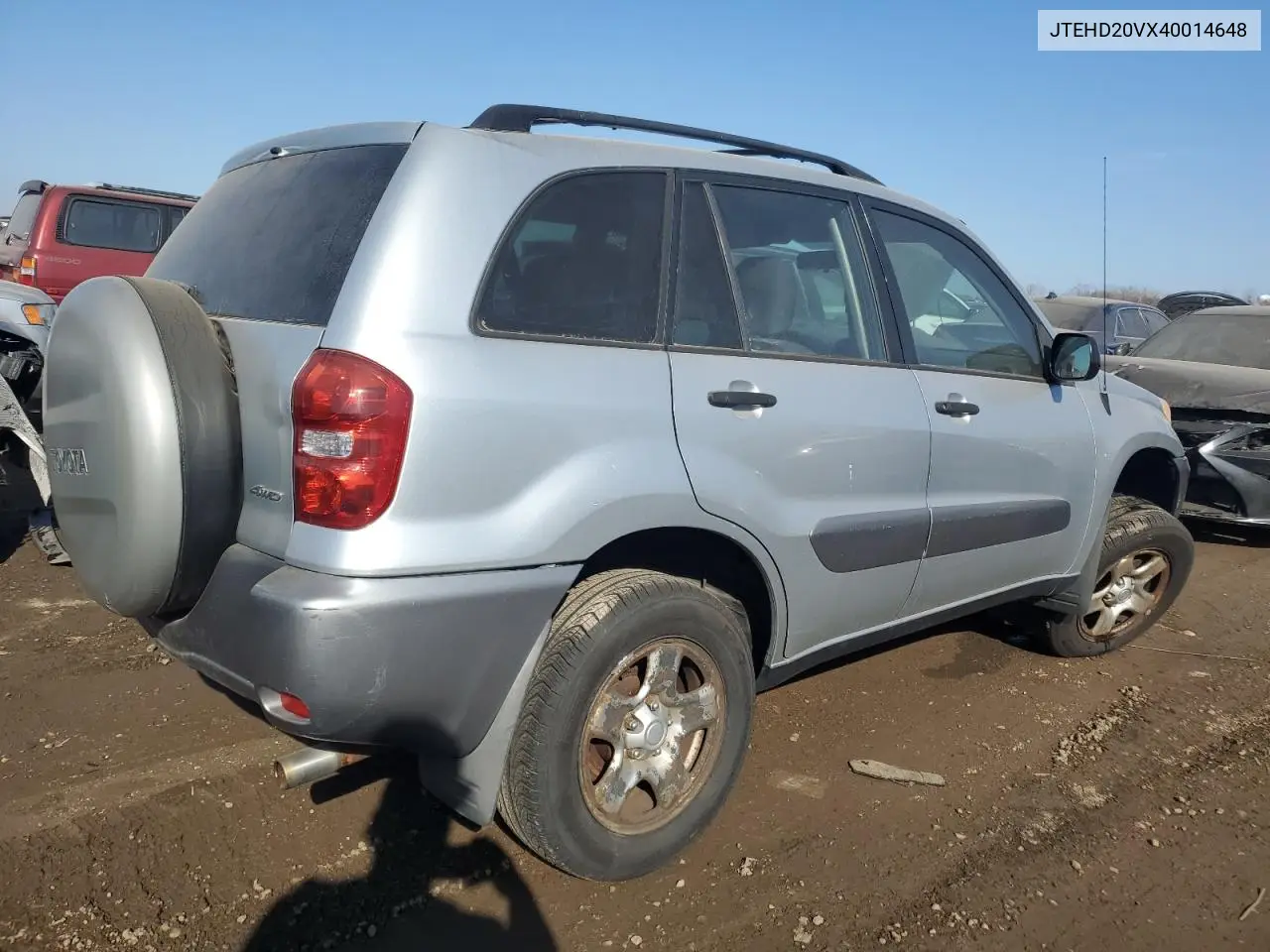 2004 Toyota Rav4 VIN: JTEHD20VX40014648 Lot: 48804875