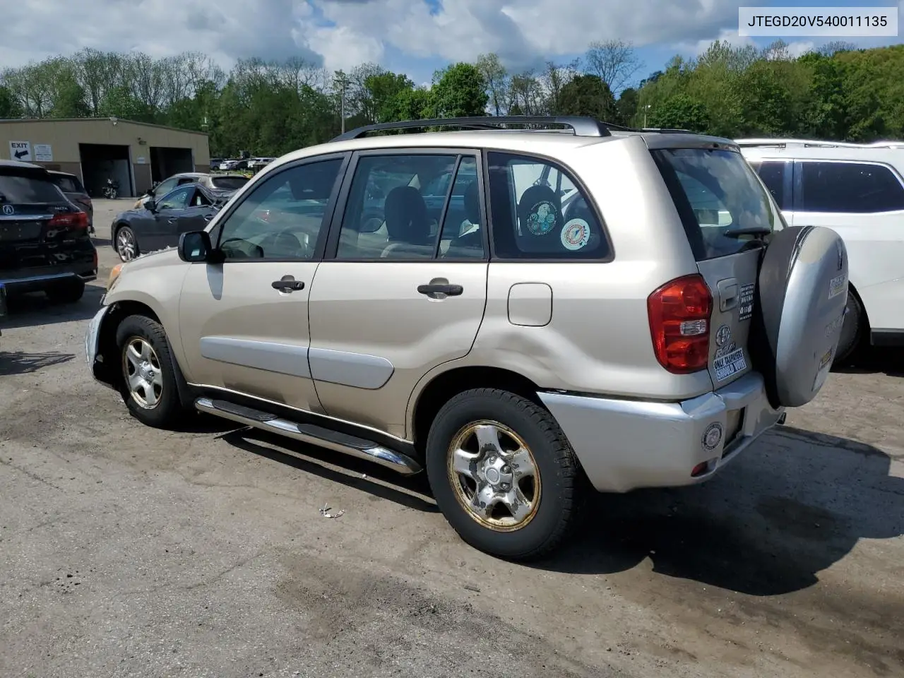 2004 Toyota Rav4 VIN: JTEGD20V540011135 Lot: 56164615