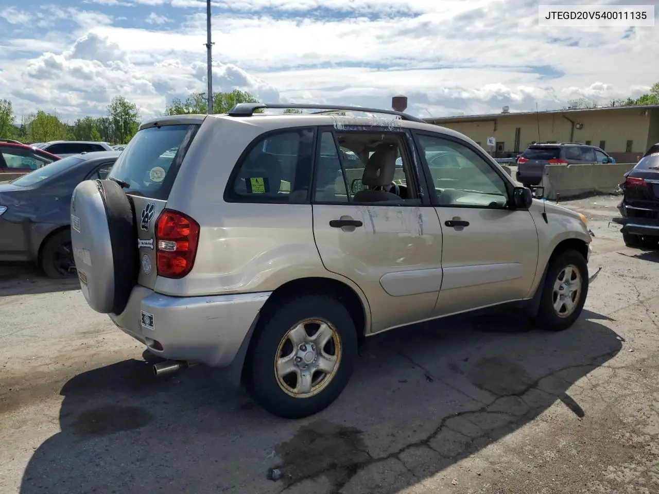 2004 Toyota Rav4 VIN: JTEGD20V540011135 Lot: 56164615