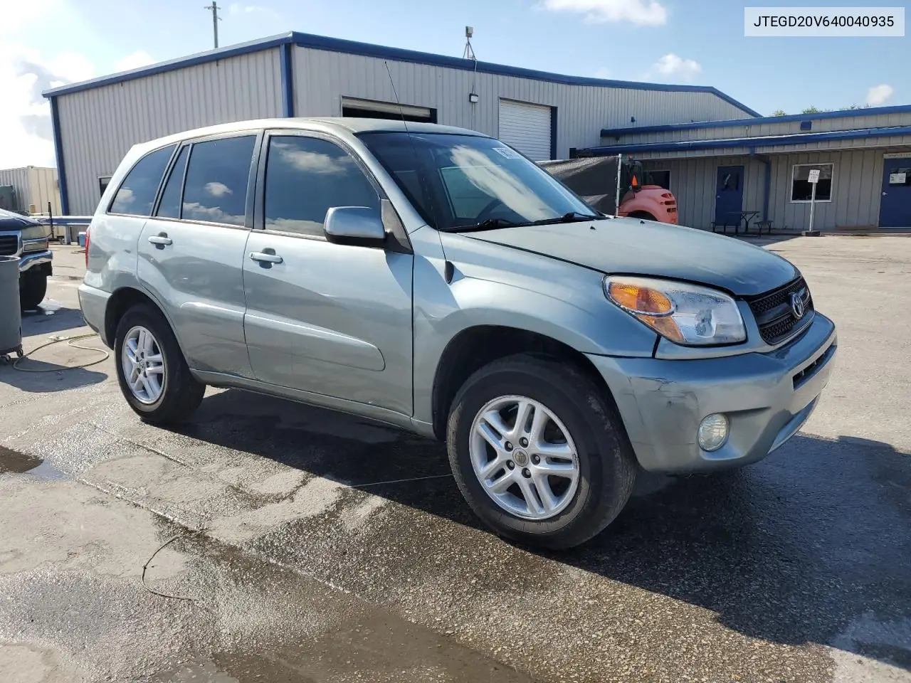 2004 Toyota Rav4 VIN: JTEGD20V640040935 Lot: 56319695