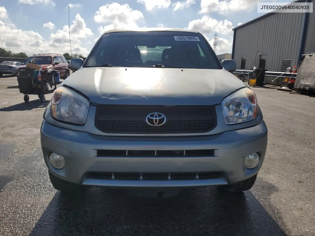 2004 Toyota Rav4 VIN: JTEGD20V640040935 Lot: 56319695