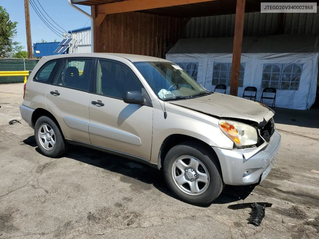 2004 Toyota Rav4 VIN: JTEGD20V340002868 Lot: 56420905