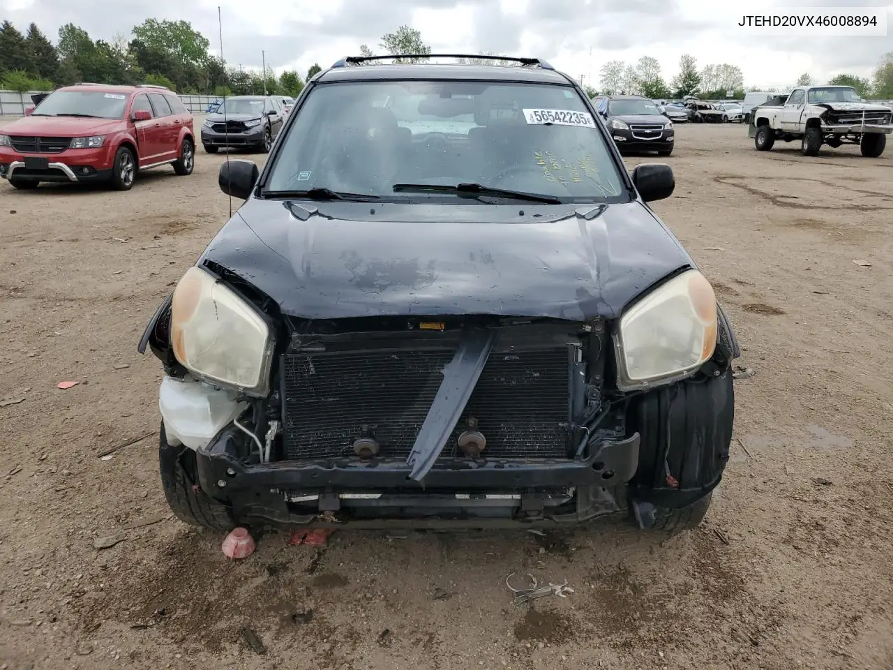 2004 Toyota Rav4 VIN: JTEHD20VX46008894 Lot: 56542235