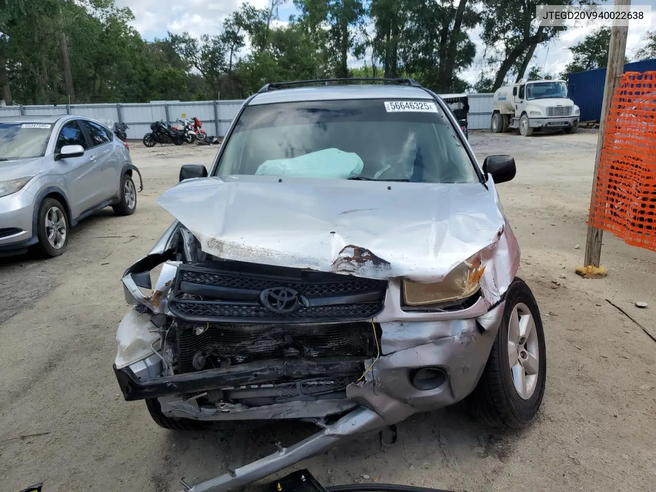 2004 Toyota Rav4 VIN: JTEGD20V940022638 Lot: 56646325