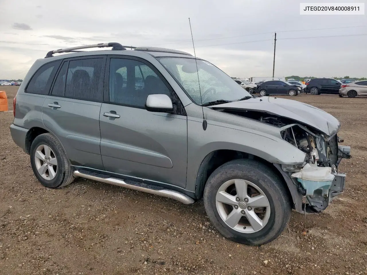 2004 Toyota Rav4 VIN: JTEGD20V840008911 Lot: 61399065
