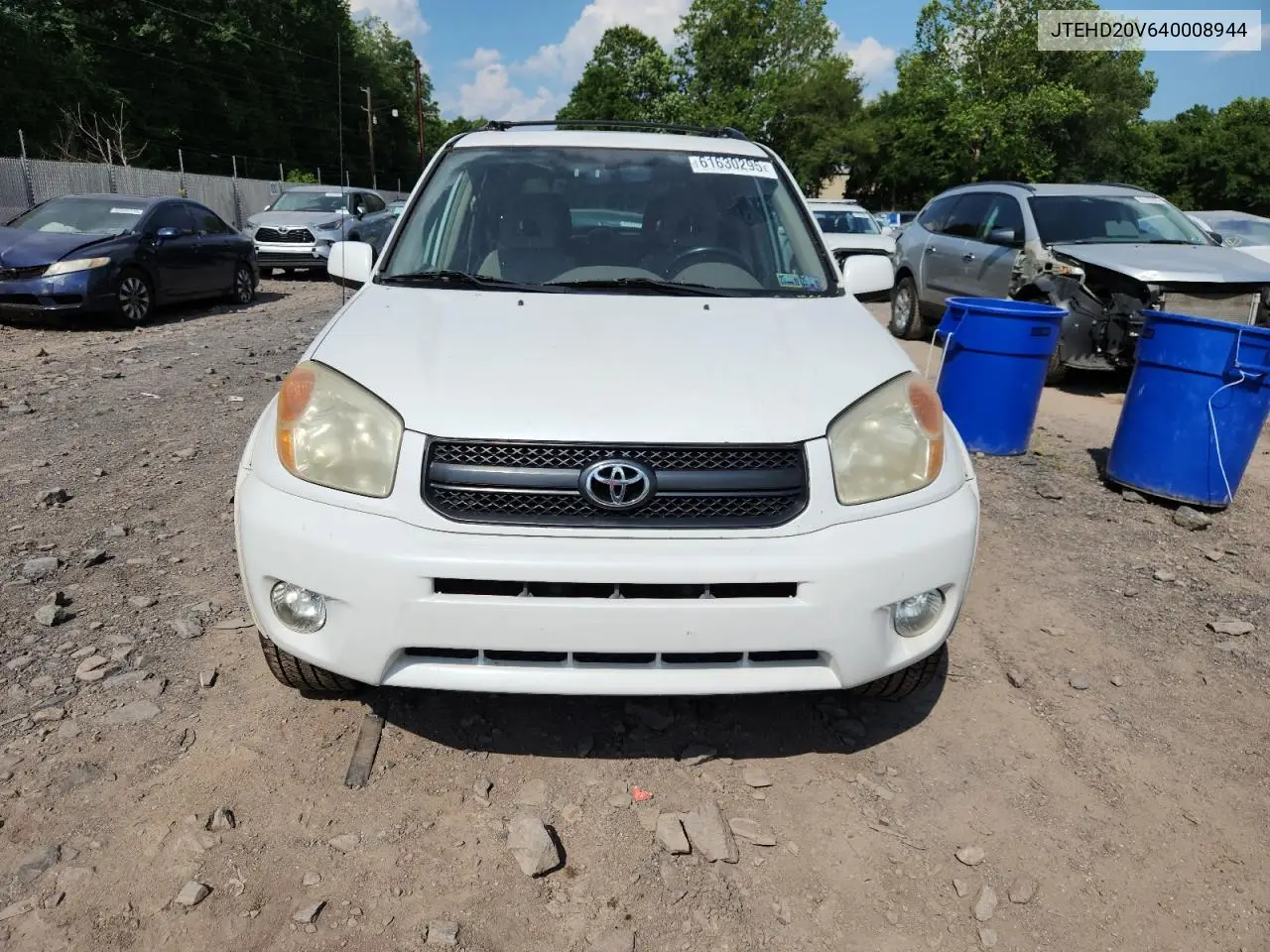 2004 Toyota Rav4 VIN: JTEHD20V640008944 Lot: 61630295