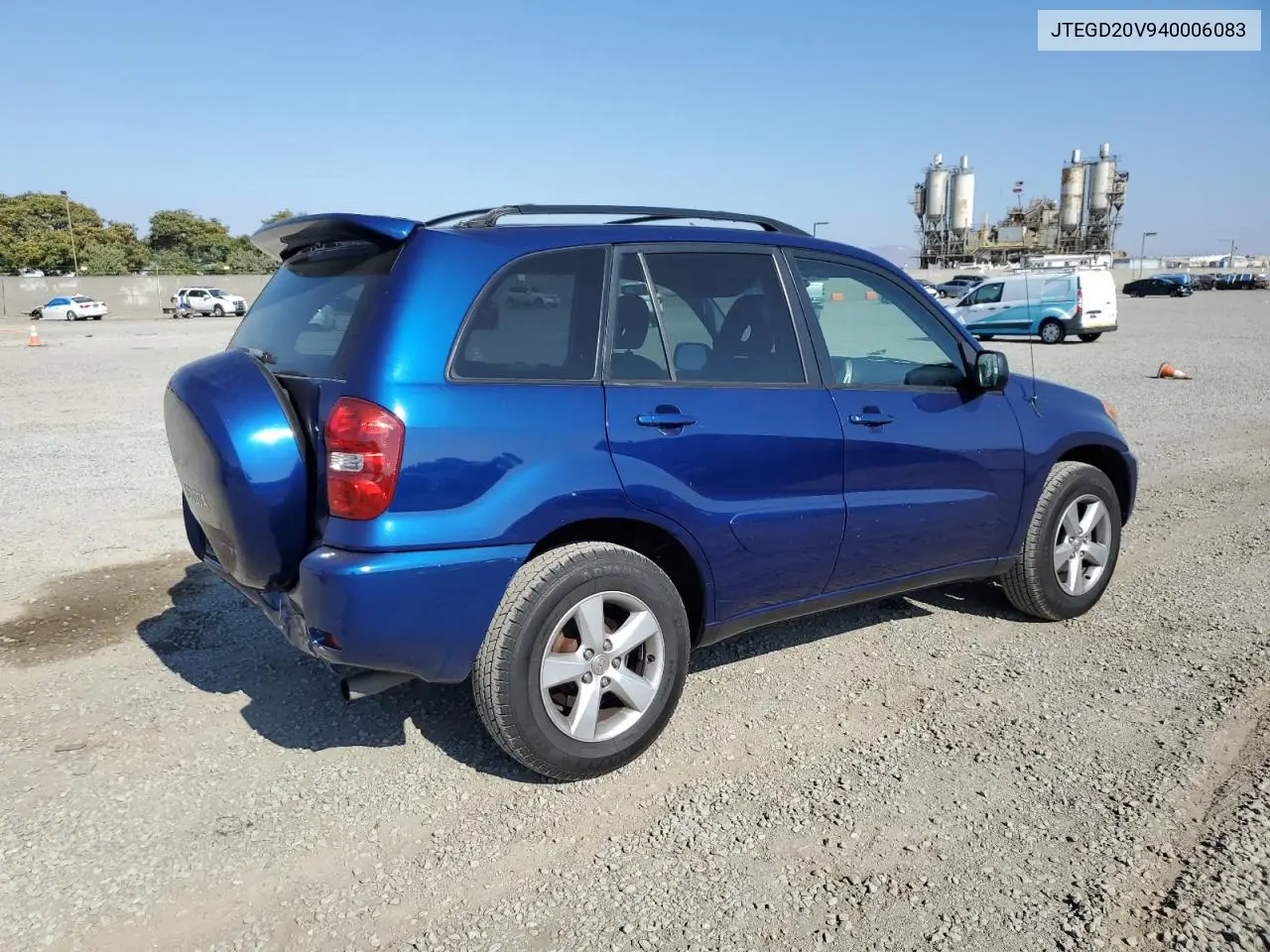 2004 Toyota Rav4 VIN: JTEGD20V940006083 Lot: 62162065
