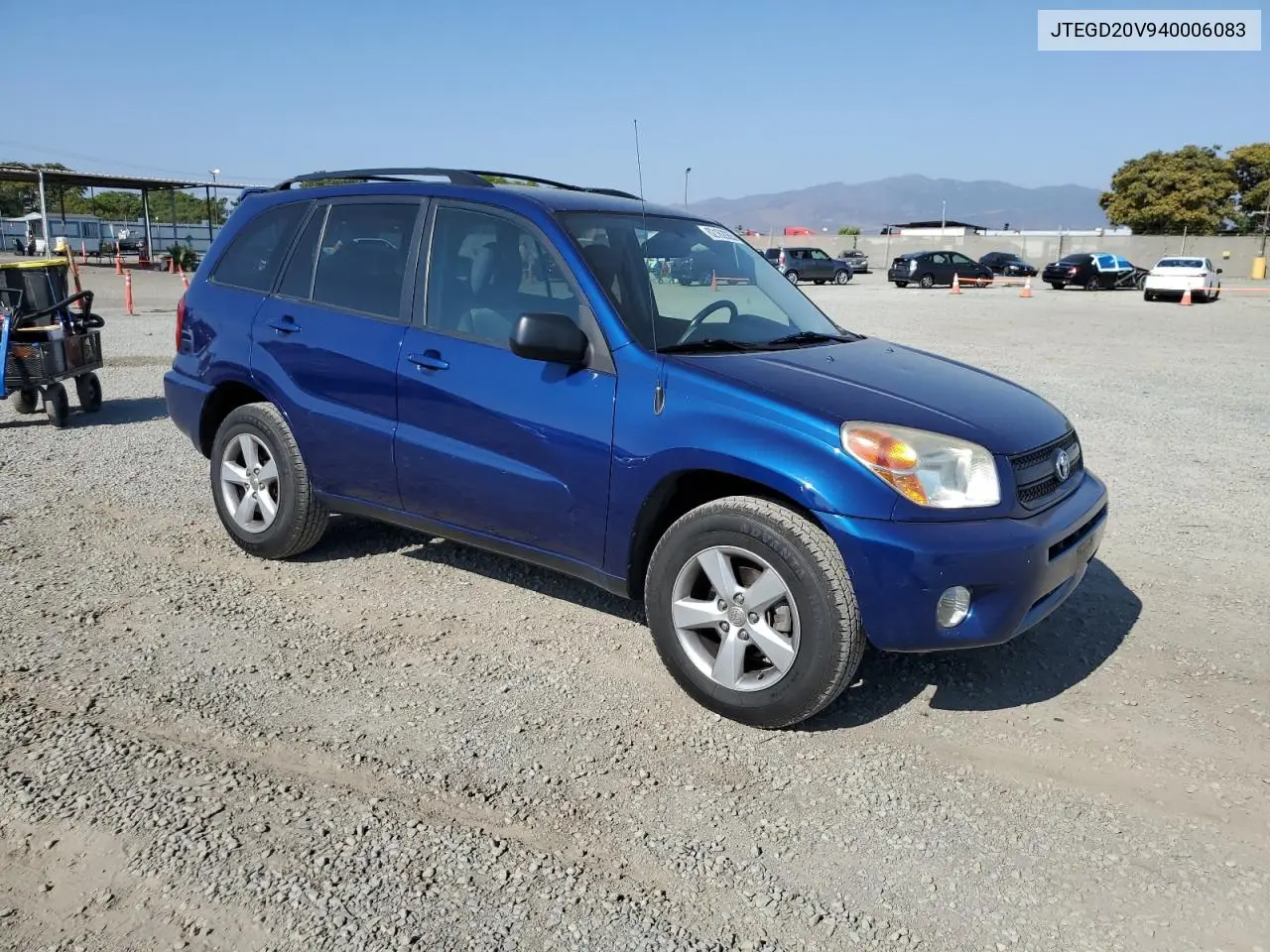 2004 Toyota Rav4 VIN: JTEGD20V940006083 Lot: 62162065