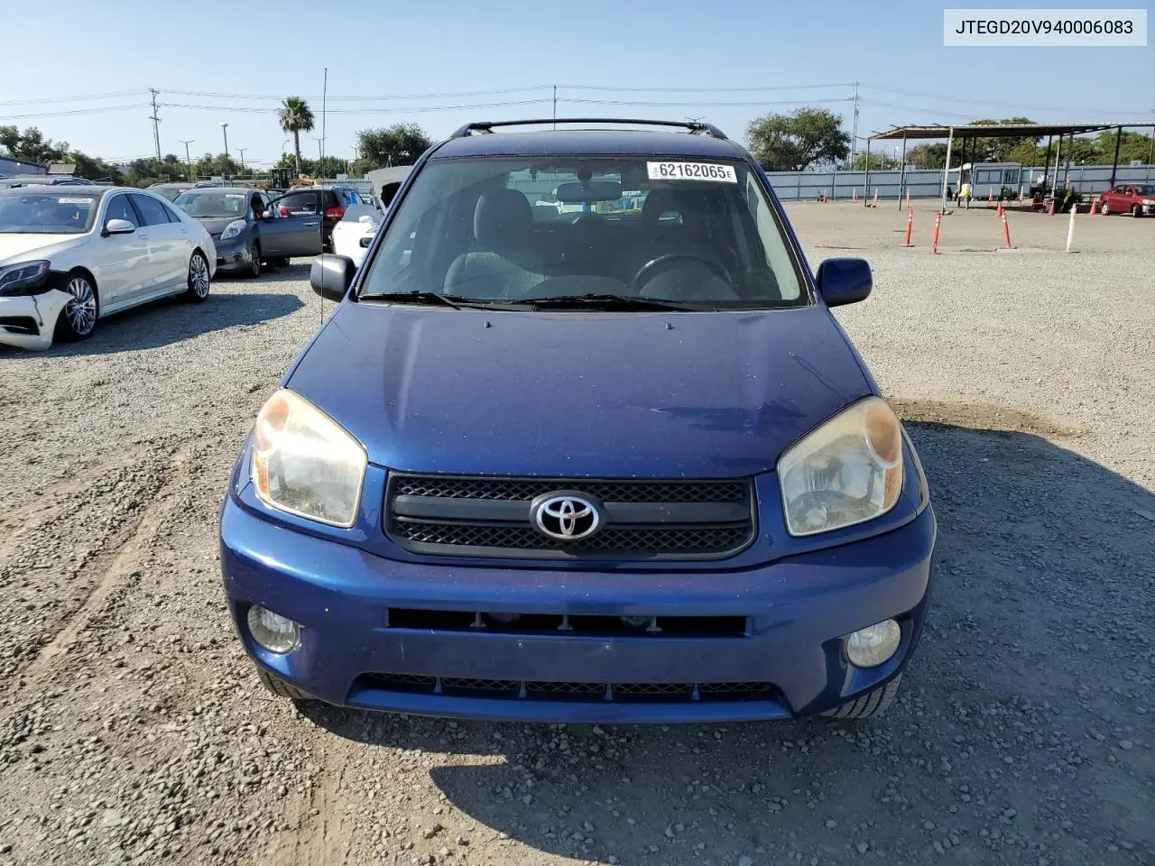 2004 Toyota Rav4 VIN: JTEGD20V940006083 Lot: 62162065