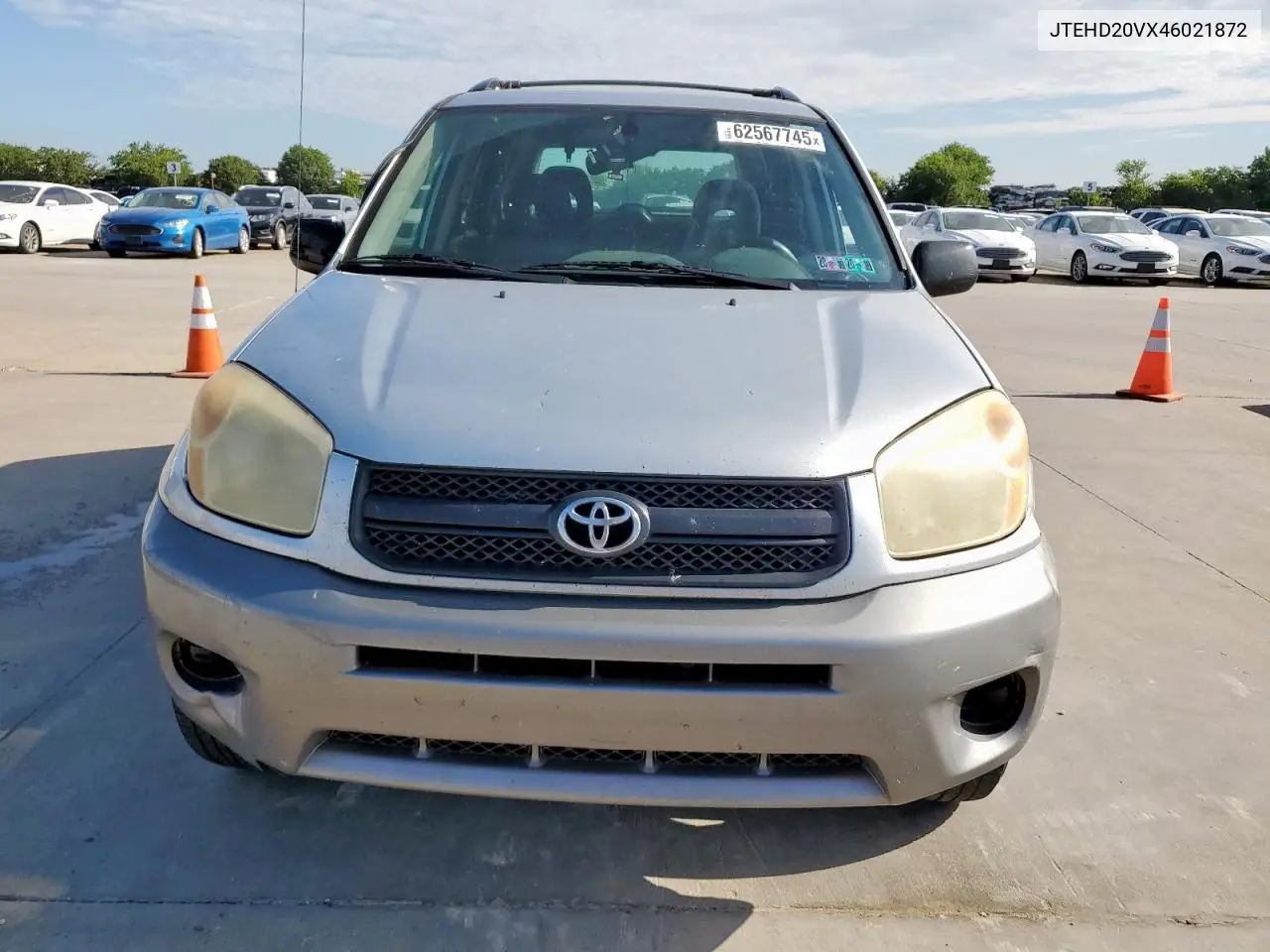 2004 Toyota Rav4 VIN: JTEHD20VX46021872 Lot: 62567745