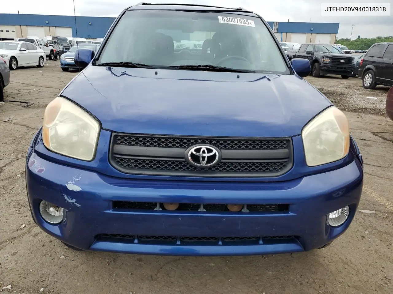 2004 Toyota Rav4 VIN: JTEHD20V940018318 Lot: 63007635