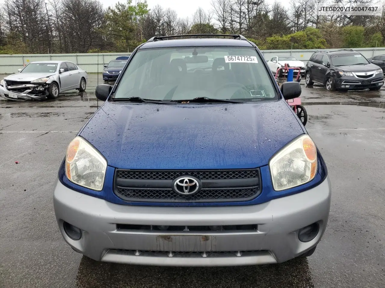 2005 Toyota Rav4 VIN: JTEGD20V150047437 Lot: 56747725