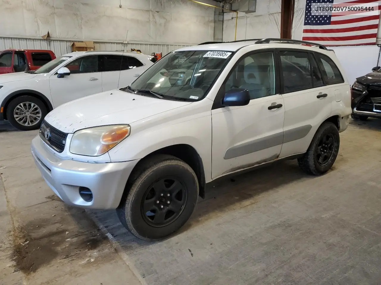 2005 Toyota Rav4 VIN: JTEGD20V750095444 Lot: 57028985