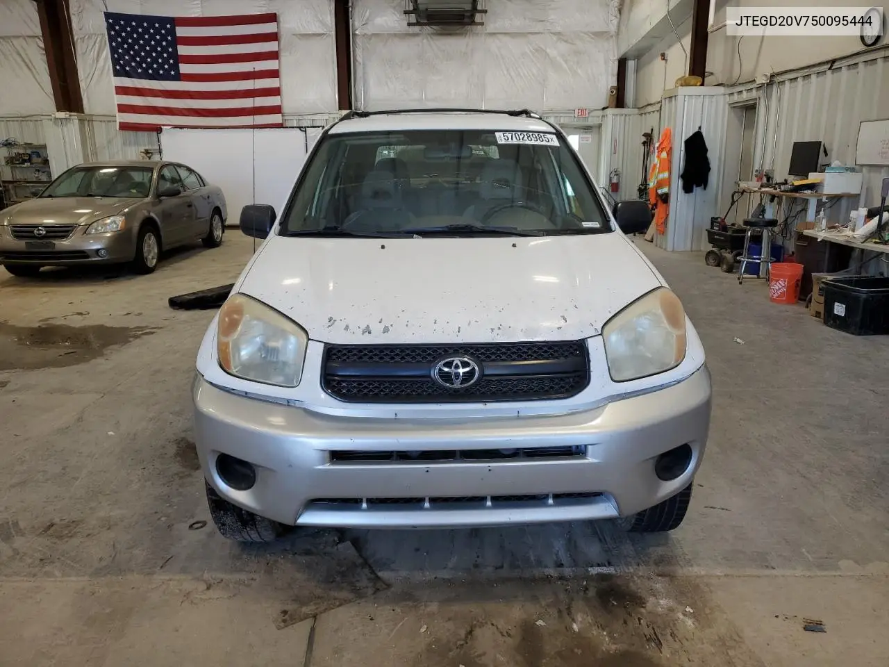 2005 Toyota Rav4 VIN: JTEGD20V750095444 Lot: 57028985