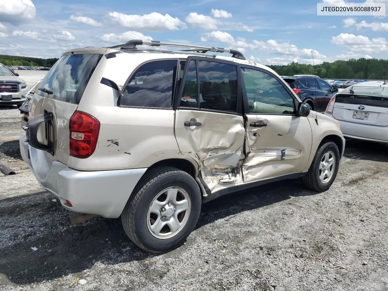 2005 Toyota Rav4 VIN: JTEGD20V650088937 Lot: 57072805