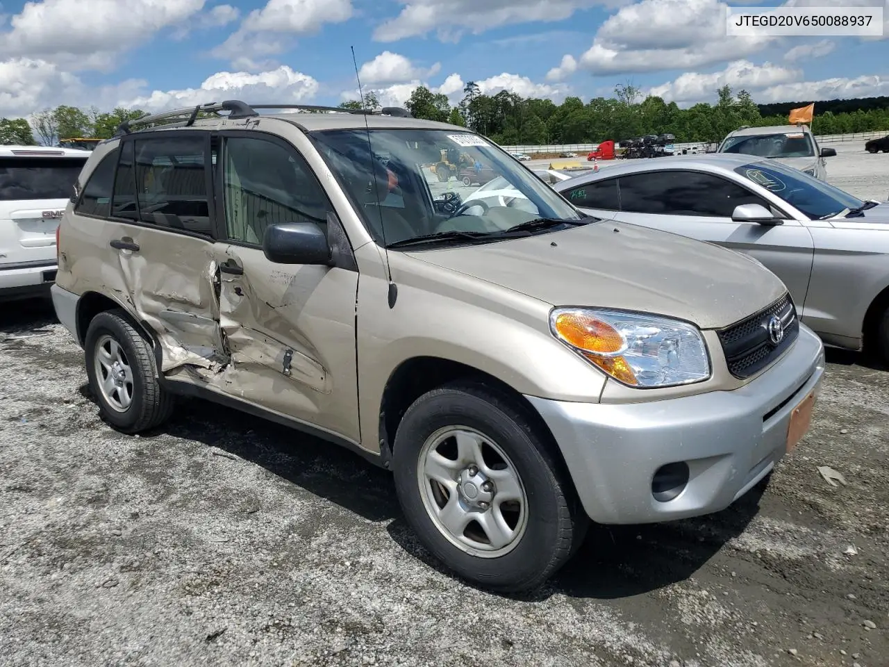 2005 Toyota Rav4 VIN: JTEGD20V650088937 Lot: 57072805