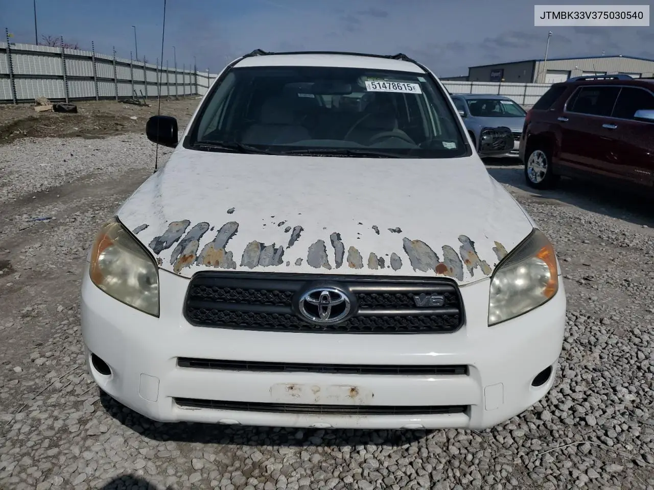 2007 Toyota Rav4 VIN: JTMBK33V375030540 Lot: 51478615