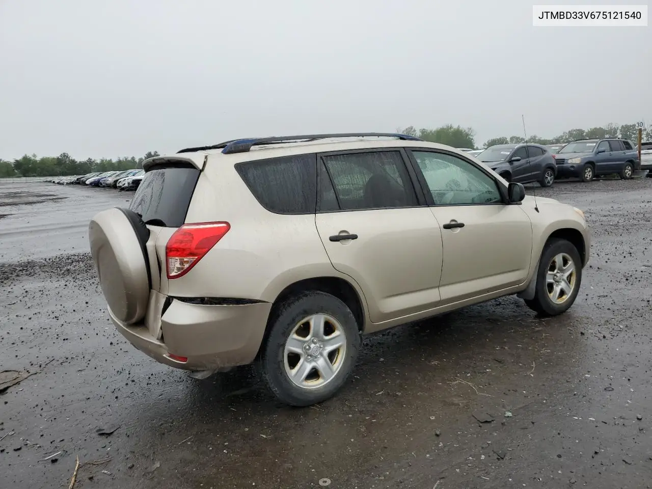 2007 Toyota Rav4 VIN: JTMBD33V675121540 Lot: 55954785