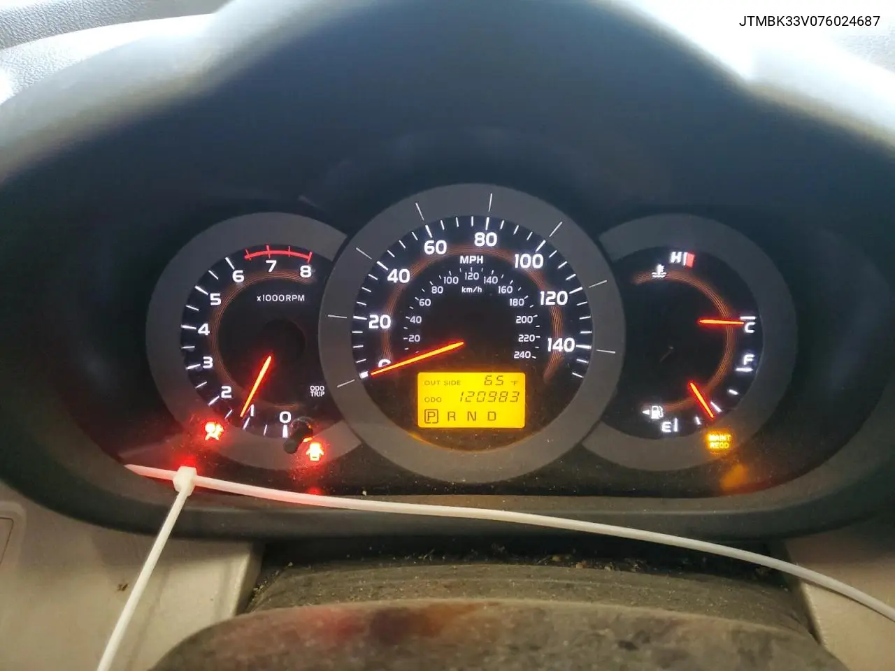 2007 Toyota Rav4 VIN: JTMBK33V076024687 Lot: 56648255