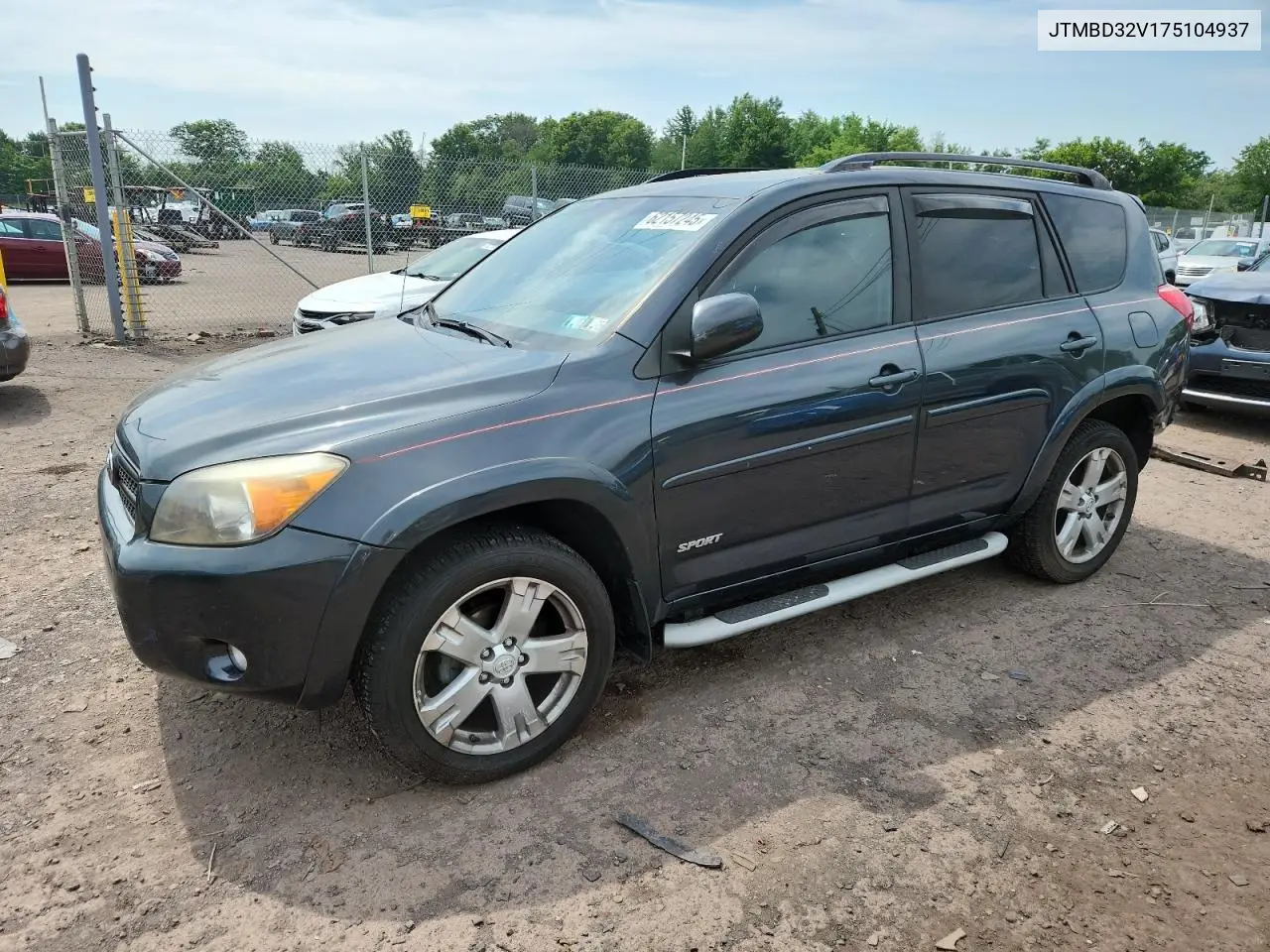 2007 Toyota Rav4 Sport VIN: JTMBD32V175104937 Lot: 62157245