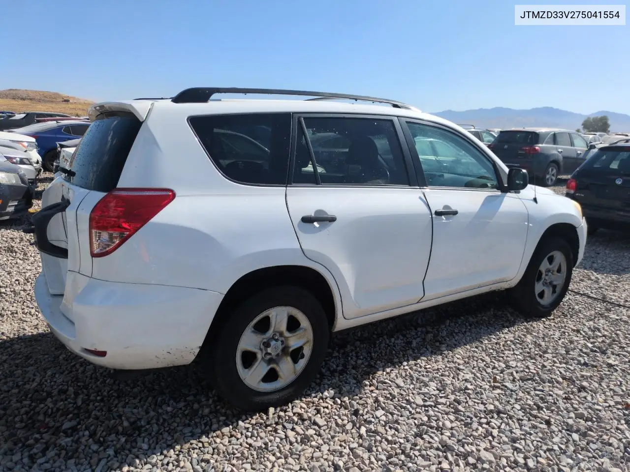 2007 Toyota Rav4 VIN: JTMZD33V275041554 Lot: 62543135