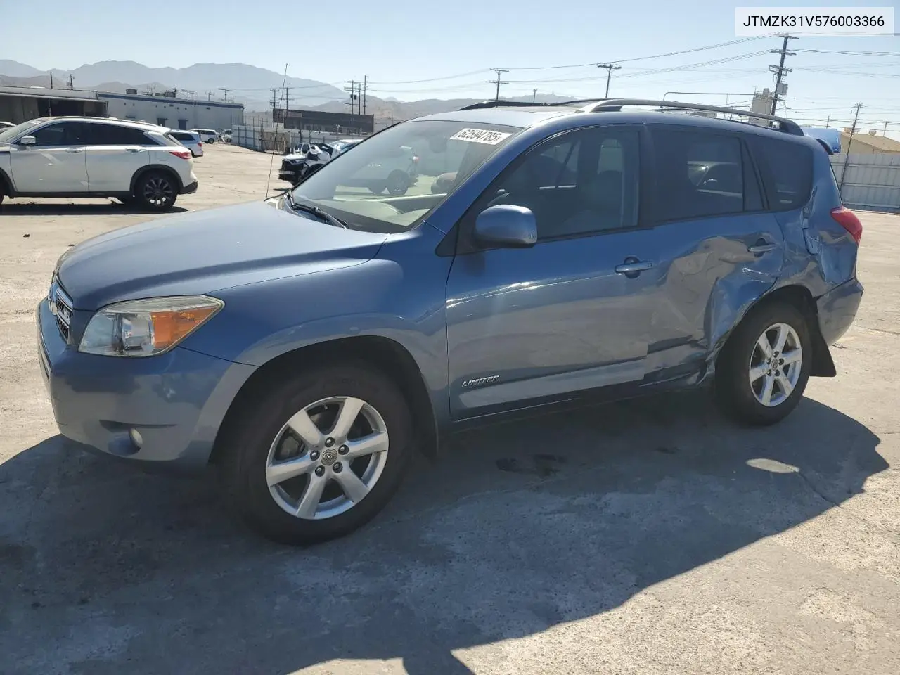 2007 Toyota Rav4 Limited VIN: JTMZK31V576003366 Lot: 62594785