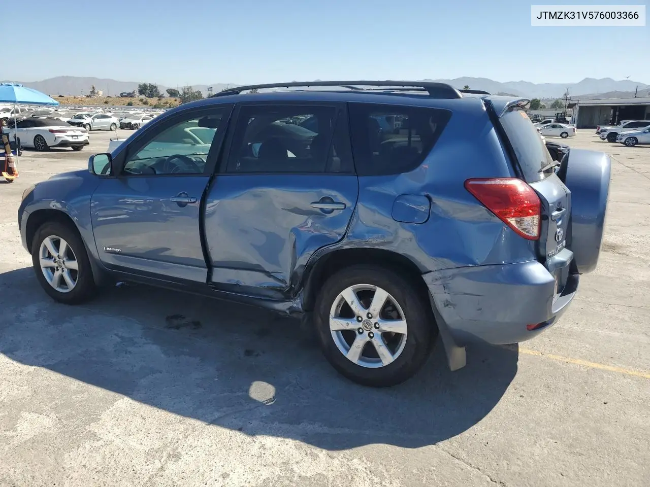 2007 Toyota Rav4 Limited VIN: JTMZK31V576003366 Lot: 62594785