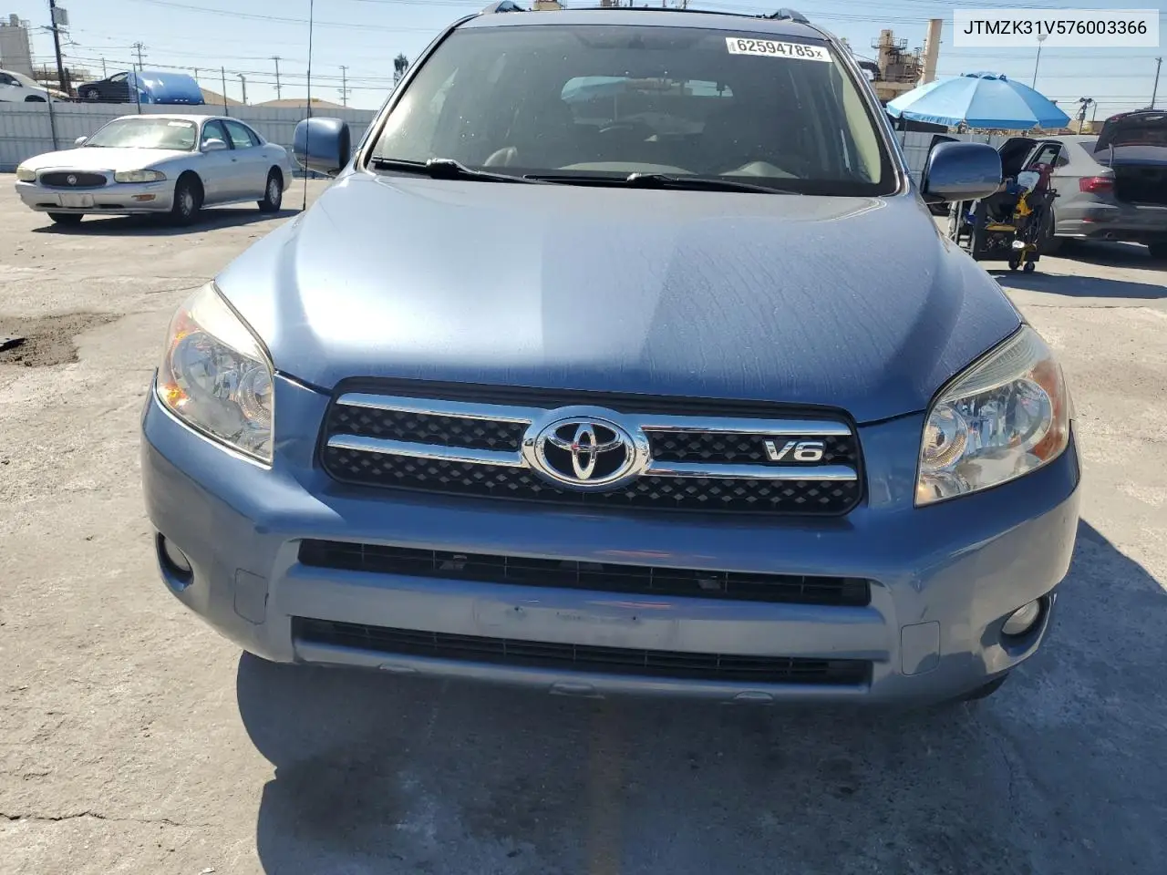 2007 Toyota Rav4 Limited VIN: JTMZK31V576003366 Lot: 62594785