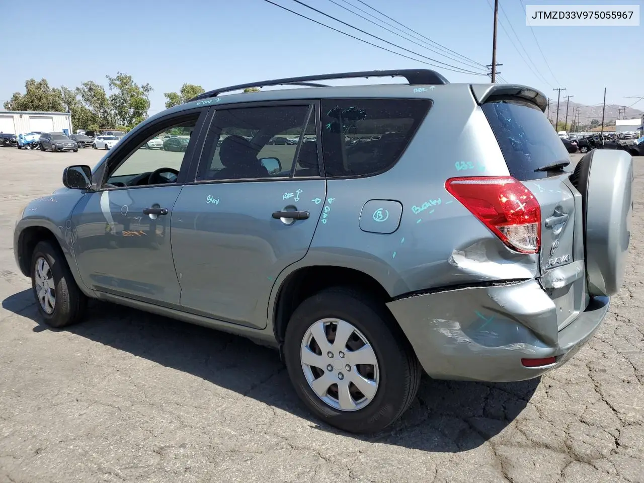 2007 Toyota Rav4 VIN: JTMZD33V975055967 Lot: 62910465