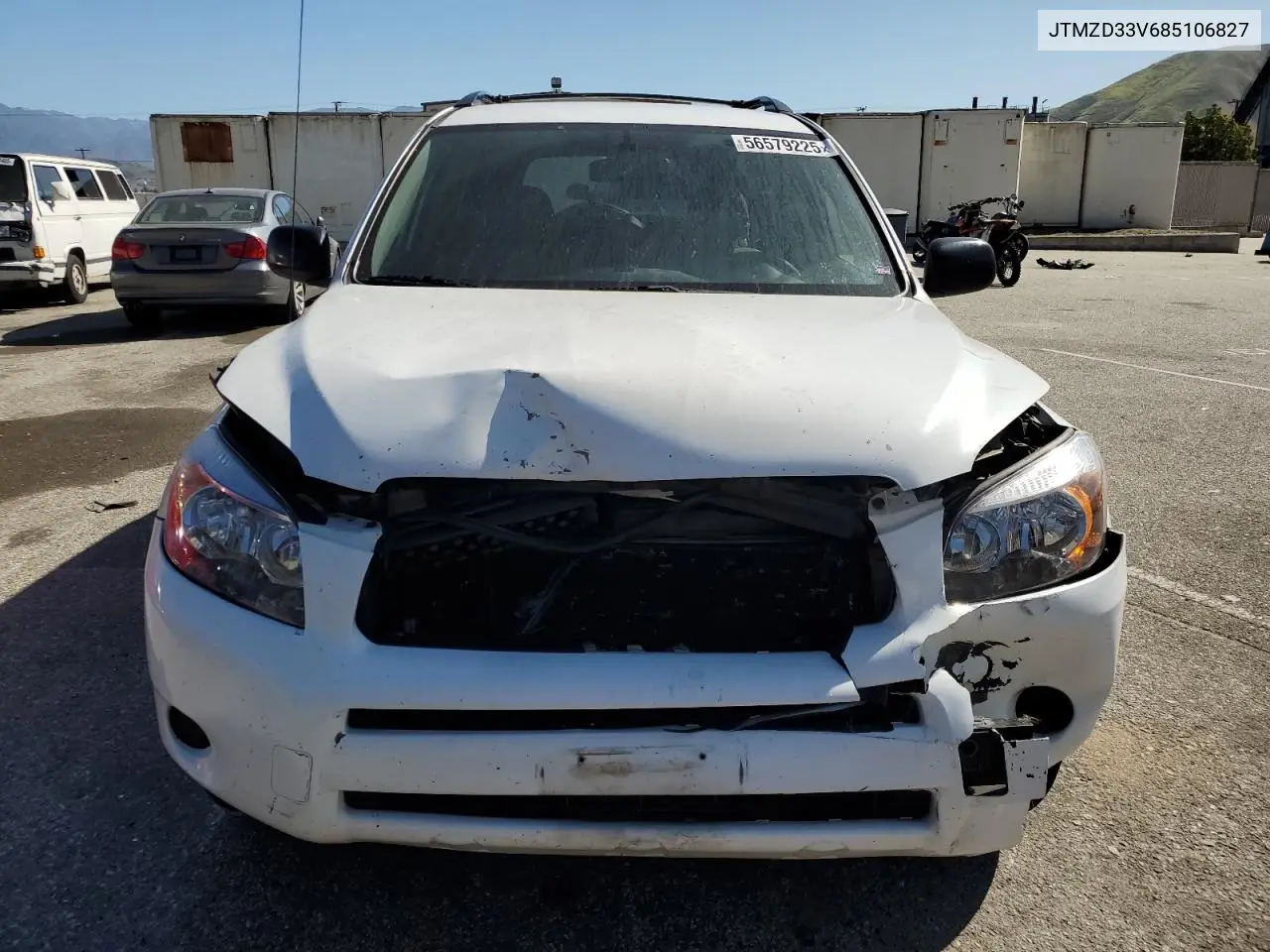 2008 Toyota Rav4 VIN: JTMZD33V685106827 Lot: 56579225