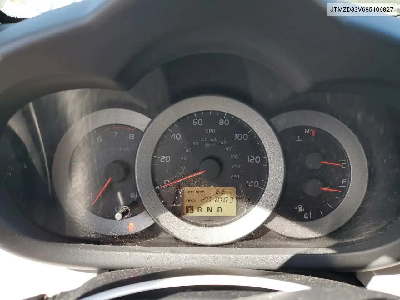 2008 Toyota Rav4 VIN: JTMZD33V685106827 Lot: 56579225