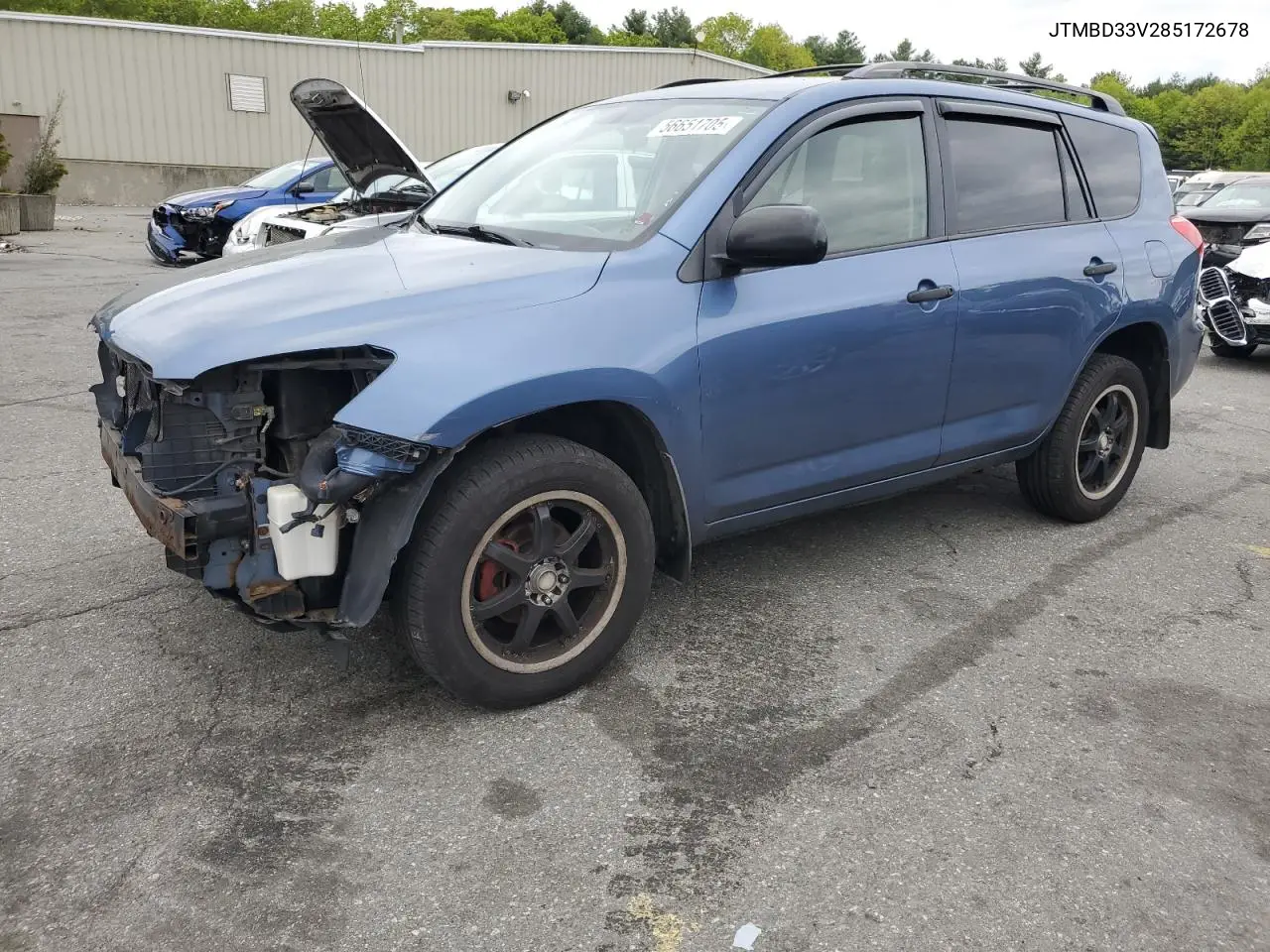 2008 Toyota Rav4 VIN: JTMBD33V285172678 Lot: 56651705