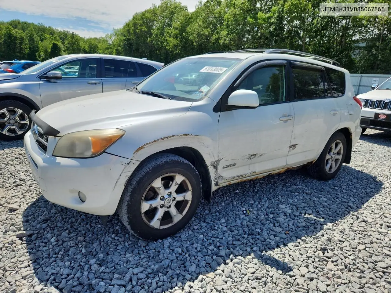 2008 Toyota Rav4 Limited VIN: JTMBK31V085067565 Lot: 61013005